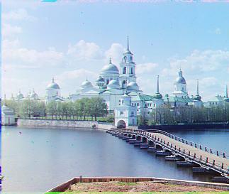 image of monastery after processing