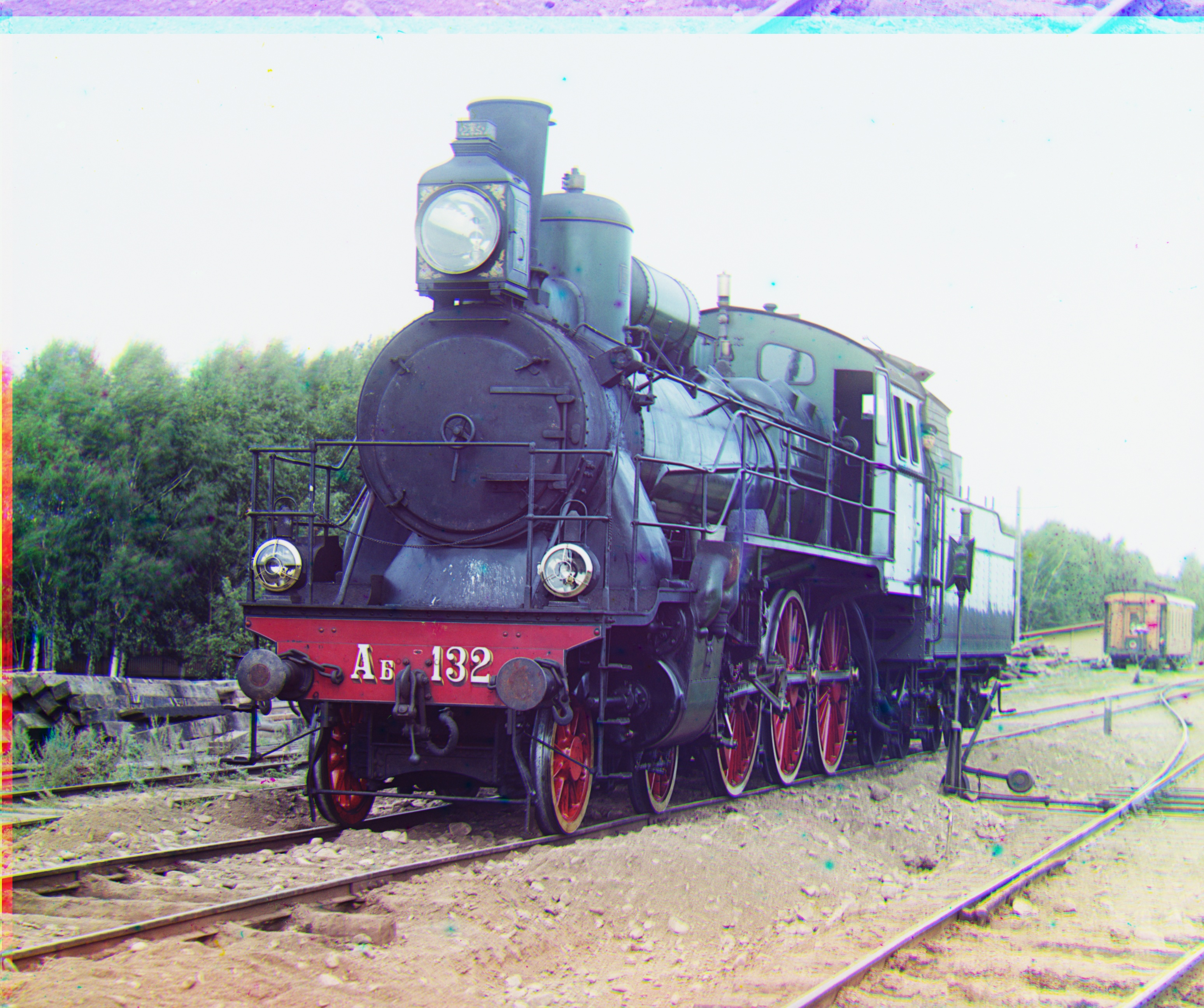 image of train after processing