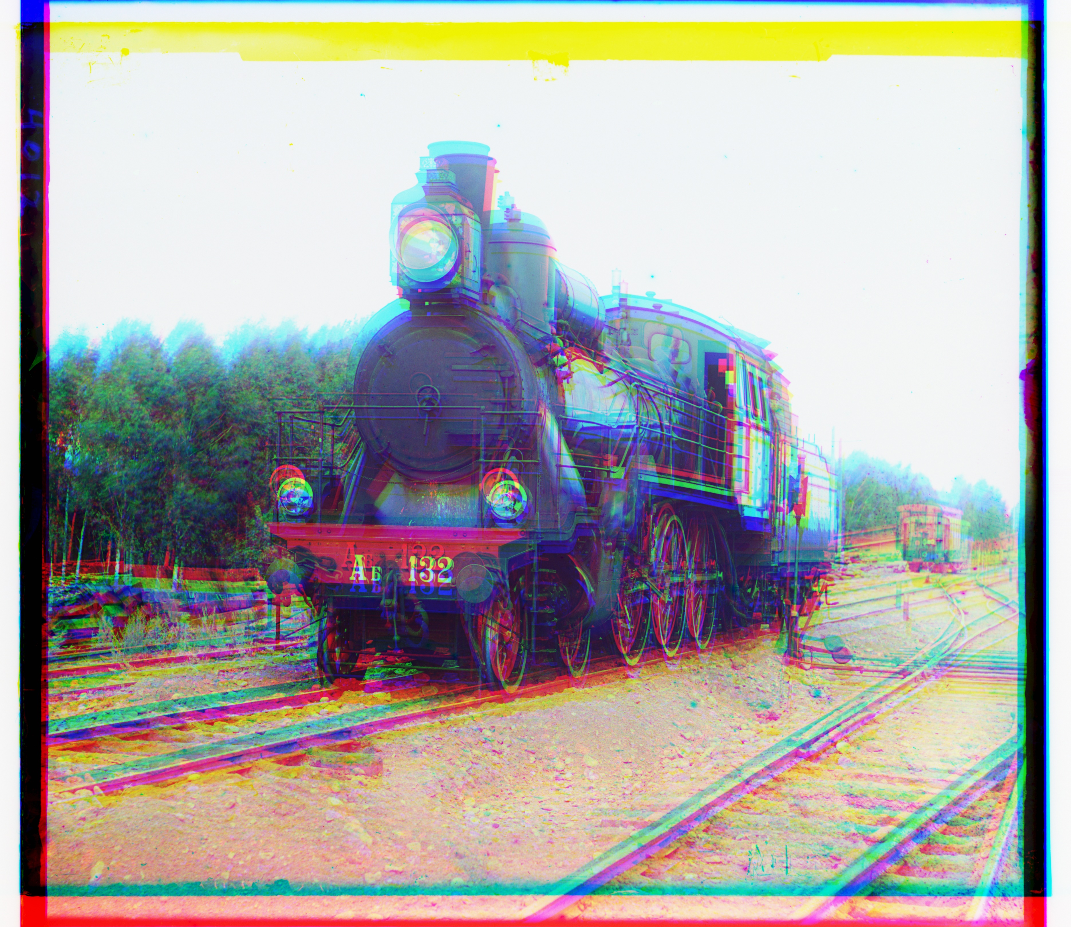 image of train before processing